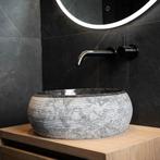 Waskom Loutro Rocky B Rond 40x40x15 cm Black, Doe-het-zelf en Verbouw, Sanitair, Ophalen of Verzenden, Nieuw, Overige typen