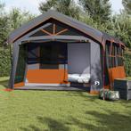 vidaXL Tenten met dak Grijs en oranje 620 x 322 x 240 cm, Verzenden, Nieuw
