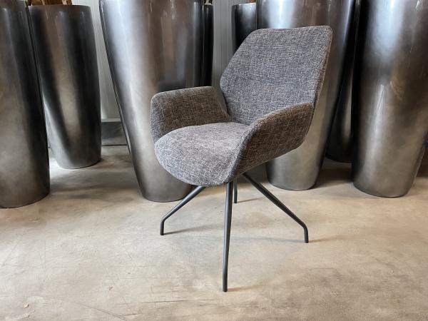 Veiling - Eetkamerstoel Mondial (set van 6) weefstof - Donke, Huis en Inrichting, Stoelen