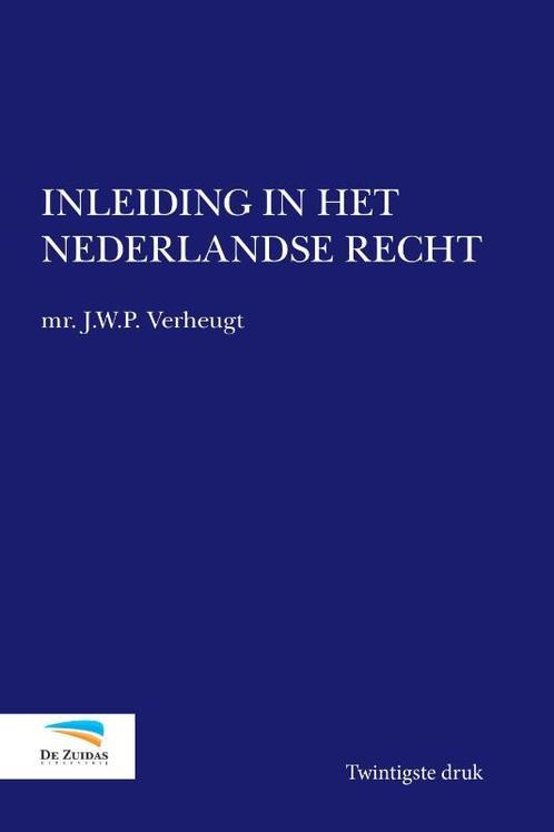 Inleiding in het Nederlandse recht 9789082849554, Boeken, Studieboeken en Cursussen, Zo goed als nieuw, Verzenden