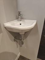 Hoekfontein wasbakje toilet Duravit Starck3 met kraan - 0031, Doe-het-zelf en Verbouw, Sanitair, Ophalen, Nieuw, Wastafel