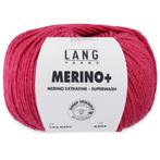 Lang Yarns Merino Plus - 265 framboos - Merinowol Garen, Ophalen of Verzenden, Nieuw