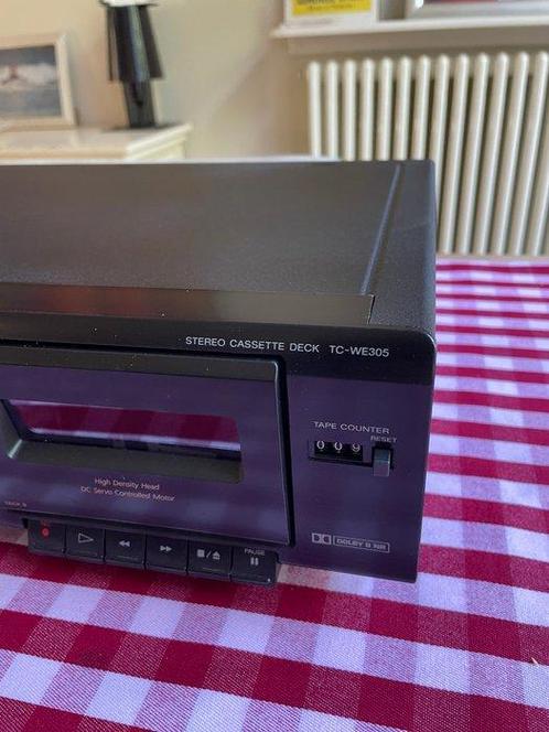 Sony - TC-WE305 Dubbel Cassette Deck Cassetterecorder-speler, Audio, Tv en Foto, Radio's