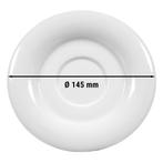 GGM Gastro | (12 stuks) SELTMANN WEIDEN | Schotel - Ø 145mm, Verzenden, Nieuw, Effen, Kop(pen) en/of Schotel(s)