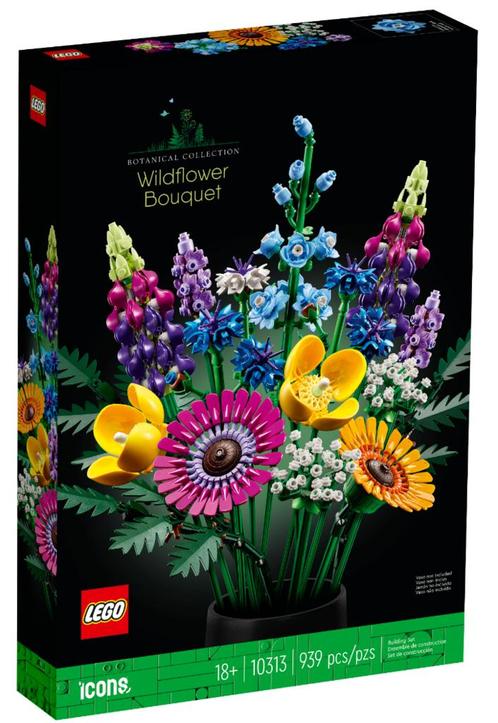 Lego Icons 10313 Boeket met wilde bloemen, Kinderen en Baby's, Speelgoed | Duplo en Lego, Nieuw, Ophalen of Verzenden
