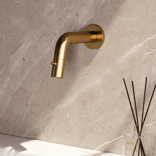 Inbouw Fonteinkraan Brauer Gold Edition Inkortbaar Goud, Doe-het-zelf en Verbouw, Sanitair, Kraan, Nieuw, Ophalen of Verzenden