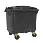 Afvalcontainer 1100 liter grijs, Huis en Inrichting, Woonaccessoires | Prullenbakken, Kunststof, Nieuw, 40 liter of meer, Ophalen of Verzenden