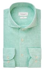 2dekans | Profuomo Katoen-Linnen X-Cutaway Overhemd voor, Kleding | Heren, Ophalen of Verzenden, Zo goed als nieuw, Groen, Profuomo