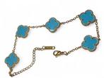 Veiling - 18kt Vergulde Alhambra Stijl Armband - Turkoois, Sieraden, Tassen en Uiterlijk, Armbanden, Nieuw