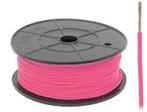 FLRY -B kabel - 1x 0,75mm - Licht Roze - Rol 100 meter, Ophalen of Verzenden, Nieuw, Kabel of Snoer
