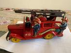 SSS Toys - Blikken speelgoed - Fire Department Truck,, Antiek en Kunst, Antiek | Speelgoed