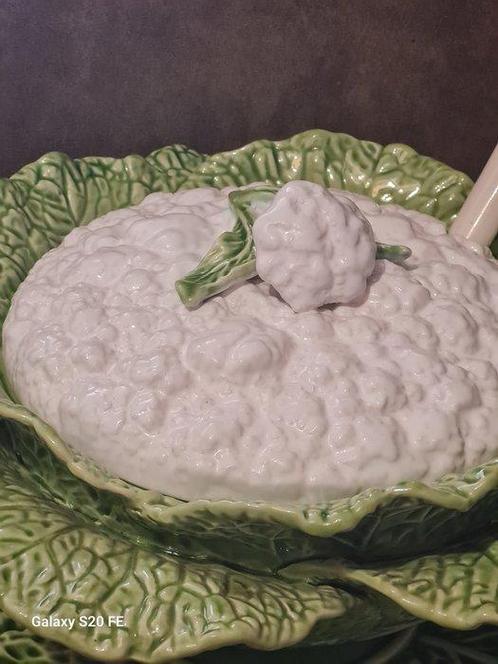 Tureen - Aardewerk - Soupière en barbotine, Antiek en Kunst, Antiek | Keukenbenodigdheden