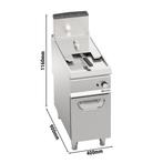 GGM Gastro | Gas friteuse - 18 liter - 14 kW - Indirecte |, Verzenden, Nieuw