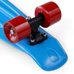 Skateboard Retro 57 cm Blauw-Rood (Skate - Longboards), Sport en Fitness, Skateboarden, Verzenden, Nieuw