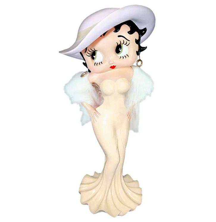Betty Boop - Madam Beeld 98 cm Creme, Verzamelen, Beelden en Beeldjes, Ophalen