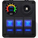 ProRide Schakelpaneel 12V voor Auto/Boot - USB Lader 2, Verzenden, Nieuw