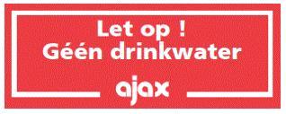 Chubb Ajax Veiligheidspictogram | 809-172000, Zakelijke goederen, Horeca | Keukenapparatuur, Verzenden