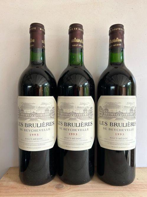 1993 Les Brûlières de Beychevelle, 3rd wine of Ch., Verzamelen, Wijnen