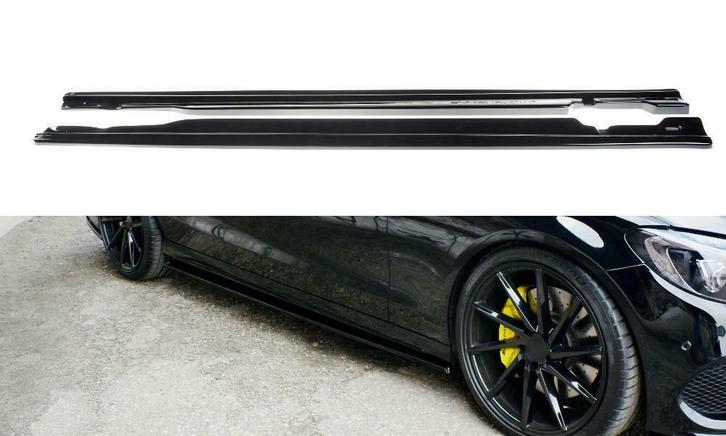 Side skirts voor Mercedes C Klasse W205 S205 AMG Line / C43, Auto-onderdelen, Carrosserie en Plaatwerk, Nieuw, Mercedes-Benz, Links