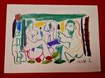 Pablo Picasso (1881-1973) - Les Déjeuners - double page with, Antiek en Kunst