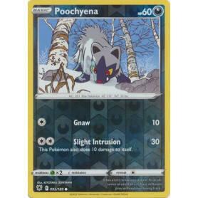 Poochyena 095/189 Reverse Holo Astral Radiance, Hobby en Vrije tijd, Verzamelkaartspellen | Pokémon, Losse kaart, Nieuw, Foil