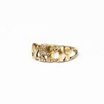 Geelgouden Ring met Olifantjes en Steentjes 333, Ophalen, Nieuw