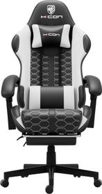 Gaming stoel - Gamestoel - Bureaustoel-Zwart/Wit, Huis en Inrichting, Bureaustoelen, Ophalen, Nieuw, Wit, Bureaustoel