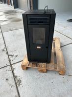 Mooie living flame pelletkachel in zeer goede staat, Huis en Inrichting, Kachels, Zo goed als nieuw, Hout, Vrijstaand, Pelletkachel