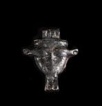 Oud-Egyptisch Zilver Amulet - 1.1 cm, Antiek en Kunst