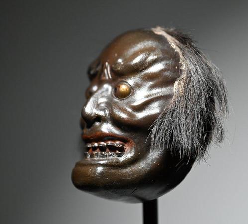 Mask - Hout - Meiji periode (1868-1912) - Iki-Ningy-masker, Antiek en Kunst, Antiek | Overige Antiek