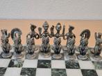 Schaakspel - Het land van Minos - Brons en marmer