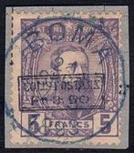 Belgisch-Congo 1889 - Z.M. Koning Leopold II, de 5Fr. met, Gestempeld