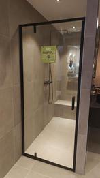 Showmodel douchedeur voor nis ca 90cm mat zwart - 0038, Ophalen, Nieuw, Douche