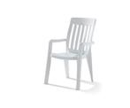 Sieger Palma stapelbare kunststof fauteuil - Wit, Ophalen of Verzenden, Nieuw