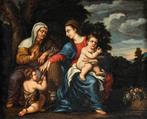 Emilian school (XVIII) - Madonna with Child, St. Anne and, Antiek en Kunst, Kunst | Schilderijen | Klassiek