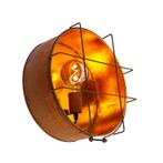 Industriële plafondlamp roestbruin 35 cm - Barril, Huis en Inrichting, Lampen | Plafondlampen, Nieuw, Overige materialen, Industrieel