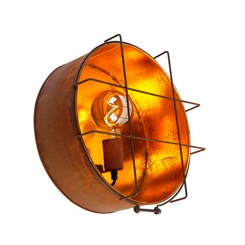 Industriële plafondlamp roestbruin 35 cm - Barril, Huis en Inrichting, Lampen | Plafondlampen, Nieuw, Overige materialen