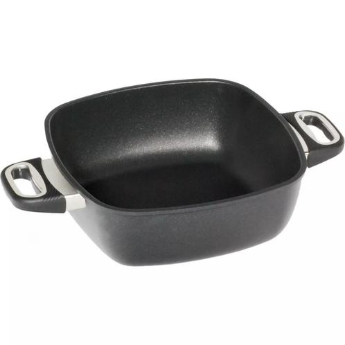 AMT Gastroguss Diepe vierkante pan - Handgegoten aluminiu..., Huis en Inrichting, Keuken | Potten en Pannen, Nieuw, Ophalen of Verzenden