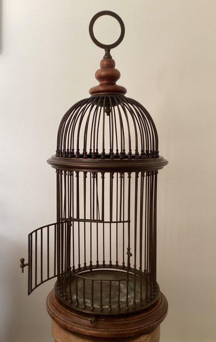 Geïnspireerd door de antieke stijl Vogelkooi - Brons,, Antiek en Kunst, Curiosa en Brocante