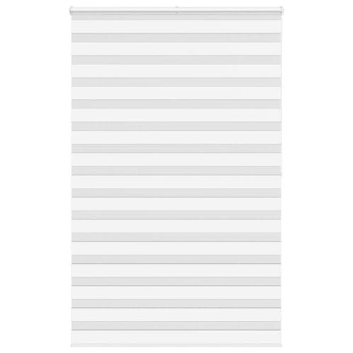 vidaXL Zebra rolgordijn 140x200 cm stofbreedte 135,9cm, Huis en Inrichting, Stoffering | Gordijnen en Lamellen, Wit, Nieuw, Verzenden