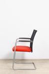 Haworth Comforto D5568 vergaderstoel, zwart-rood