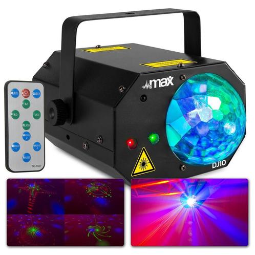 MAX DJ10 lichteffect - Jelly Moon met rood/groene laser, Muziek en Instrumenten, Licht en Laser, Laser, Nieuw, Verzenden