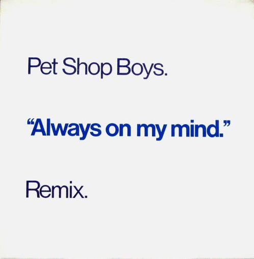 12 inch gebruikt - Pet Shop Boys - Always On My Mind (Remix), Cd's en Dvd's, Vinyl Singles, Zo goed als nieuw, Verzenden