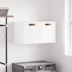 vidaXL Wandkast 60x36,5x35 cm bewerkt hout wit, Huis en Inrichting, Kasten | Overige, Verzenden, Nieuw