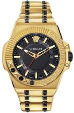 Versace VEDY00619 Chain Reaction heren horloge 45 mm, Overige merken, Staal, Verzenden, Polshorloge