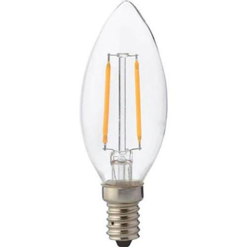 LED Kaarslamp - Filament - E14 Fitting - 4W - Warm Wit 2700K, Huis en Inrichting, Lampen | Losse lampen, E14 (klein), Soft of Flame