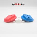 Kleur Wit 3-Pack Simucube Quick-Release Stuurhouder voor Sim, Spelcomputers en Games, Nieuw