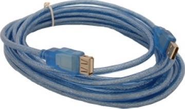 USB 3.0 verlengkabel 3 meter blauw, Computers en Software, Pc- en Netwerkkabels, Verzenden