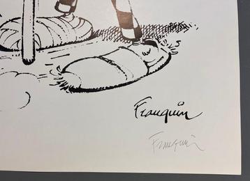 Franquin, André - 1 Offset Print - Gaston - Arlequin - 1986 beschikbaar voor biedingen
