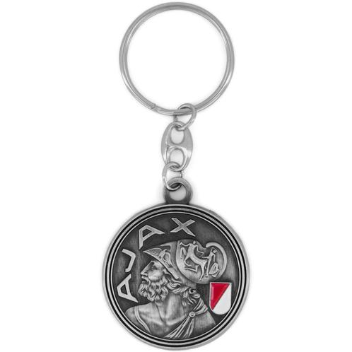 Ajax Sleutelhanger Rood Wit Oud Logo, Sport en Fitness, Voetbal, Nieuw, Verzenden